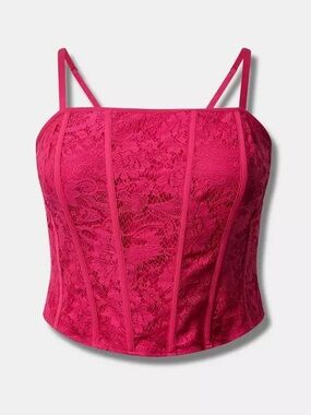 Torrid Torrid Lace Corset Crop Top NWOT Size 1x (14/16)